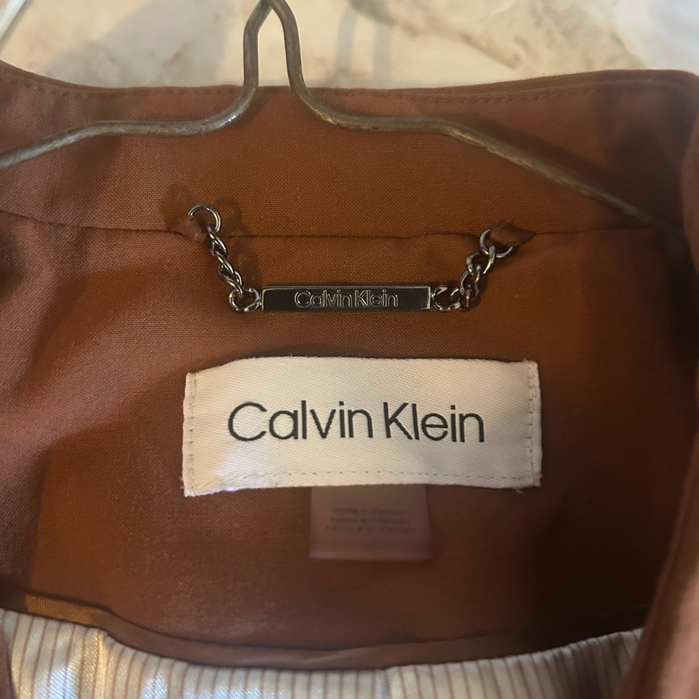 Calvin Klein Women's Rust Brown Jacket